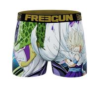 FREEGUN | Dragon Ball Men's Boxer Briefs | Funny Gohan Vs Cell Design, Anti-Chafe, Comfortable and Breathable | Men's Lycra Polyester Boxers, | Men's Underwear, Size XXL, Gohan Vs Cell, XXL