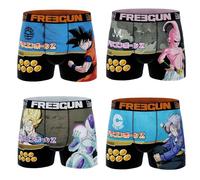 FREEGUN Dragon Ball Z Men's Boxer Shorts Pack of 4, dbz13 pack, XL