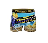 FREEGUN Dragon Ball Z Men's Boxer Shorts | Trunks Print | Embroidered Elastic Belt | Anti-Chafing Briefs, Dragon Ball Z, L