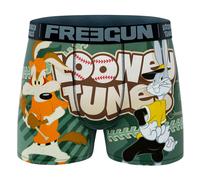 FREEGUN Looney Tunes Baseball Men's Boxer Shorts | Anti-Chafe, Comfortable and Breathable Lycra Boxer Briefs | Soft Fabric and Fit High Comfort Anti-Chafe Underwear | Size L