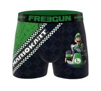 FREEGUN Mario Kart Men's Boxer Shorts, Luigi Smk7, L
