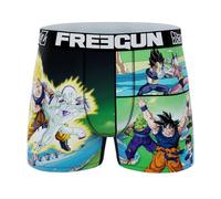 FREEGUN | Men's Boxer Briefs | Dragon Ball Fight Vs Freezer Print, Boxers For Men Comfortable, Breathable And Fun | Boxer Shorts For Men | Men's Polyester Fabric, Size M, Dragon Ball Print, M