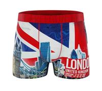 FREEGUN Men's Boxer Shorts Flag and Country of the World, London UK, M