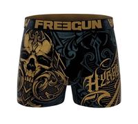 FREEGUN Men's Boxer Shorts Microfibre Rock & Tattoo HYRAW, Ace, L