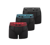 FREEGUN Men's Fgakt/1/Bm/Pk3 Boxer Shorts Briefs, Black2, L