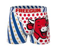 FREEGUN Men's Microfibre Boxer Shorts The Laughing Cow, Pop 3, XL