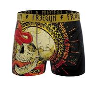 FREEGUN Men's Microfibre Skull Boxer Shorts, Snake76, L