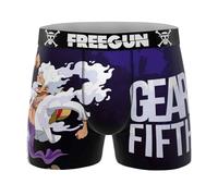 FREEGUN Men's One Piece Boxer Shorts, Gear 5 Purple Op8, M