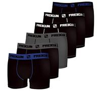 FREEGUN Men's Solid Fg/sol/am/1/pk6 Underwear Not Applicable, P, Large