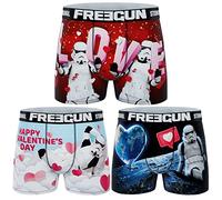 FREEGUN Men's Stormtrooper Valentine's Day Boxer Shorts, Pack of 3 Stt15, S