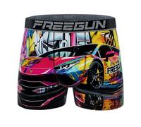 FREEGUN Men's Street Art Boxer Shorts, Car A75, S