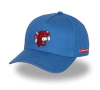 FREEGUN Men's & Women's Baseball Cap, The Laughing Cow Baseball Cap, Adjustable by Snapback, Blue / Red / White, One Size