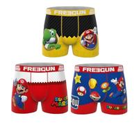 FREEGUN Super Mario Bros Boys' Boxer Shorts, Pack of 3 Smb9, 12-14 Years