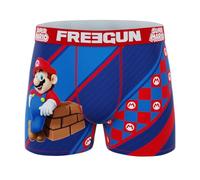 FREEGUN Super Mario Bros Men's Boxer Shorts, Mario 8.2, L
