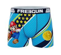 FREEGUN Super Mario Bros Men's Boxer Shorts, Mario 8.4, S