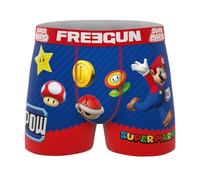 FREEGUN Super Mario Bros Men's Boxer Shorts, Pow 9, M
