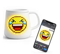 Freeingbag - PixelMug P1 Smart Mug with App Control, Custom Picture LED Display Mug, Wireless Charging Cup, Perfect Personalized Gift for Holidays,Birthday,coffee mug