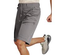 FREEKITE Tactical Cargo Shorts for Men Quick-Dry Lightweight Work Shorts with 7 Pockets,Durable Hiking Outdoor Short, Grey, 42W x 10L