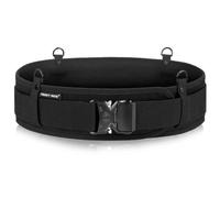 FREEKYROCK Padded Tool Belt for Men with D Ring, Suit for Waist 35.5"-47.2" | Thick Breathable Wide Padded Belts, Heavy Duty Work Belt with Quick Release Buckle for Electrician, Carpenter, Construction