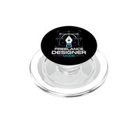 Freelance Designer Mode On Tech Graphic Design PopSockets PopGrip for MagSafe