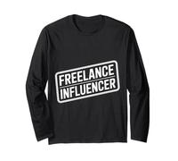 Freelance Influencer Content Creator Vlogger |- Long Sleeve T-Shirt
