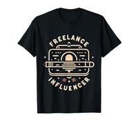 Freelance Influencer Content Creator Vlogger ||- T-Shirt