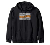 Freelance Influencer Content Creator Vlogger - Zip Hoodie