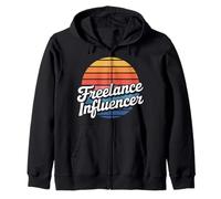Freelance Influencer Content Creator Vlogger |- Zip Hoodie