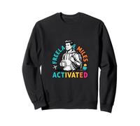 Freelance Miles Activated Remote Work Travel Design Sweatshirt