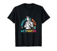 Freelance Miles Activated Remote Work Travel Design T-Shirt
