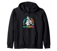 Freelance Miles Activated Remote Work Travel Design Zip Hoodie