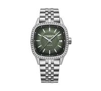Freelancer Automatic 34mm x 34mm Ladies Watch Lab Grown Diamonds Green