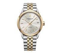 Freelancer Date Classic Two-Tone Yellow Gold 40mm Cream Dial Mens Watch