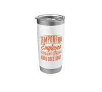 Freelancer Design for Self Employed Workers - Hard Questions Stainless Steel Insulated Tumbler