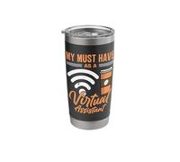 Freelancer Job Profession Self-Employed Virtual Assistant Stainless Steel Insulated Tumbler