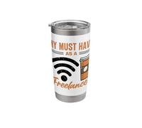 Freelancing Job ProfessionSelf-Employed Freelancer Stainless Steel Insulated Tumbler