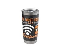 Freelancing Job ProfessionSelf-Employed Freelancer Stainless Steel Insulated Tumbler