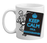 FreeLogix Keep Calm I'm A Radiographer Skeleton X-Ray Gift Mug