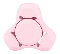 FREELOVE Metal Fidget Spinner for Adults, Stainless Steel Heavy Spinning Toys, Small Mini Fox Hand Gyro, Bearing Premium Long High Spin Fidget Block, Ceramic Plated Pink