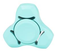 FREELOVE Metal Fidget Spinner for Adults, Stainless Steel Heavy Spinning Toys, Small Mini Fox Hand Gyro, Bearing Premium Long High Spin Fidget Block, Ceramic Plated Blue