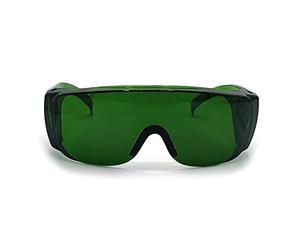 FREEMASCOT 200-2000nm IPL Glasses for Laser Hair Removal, Tanning and Red Light Therapy Eye Protection (Green)