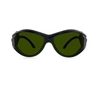 FREEMASCOT IPL Laser Safety Glasses 190nm-2000nm Wavelength for Beauty & Cosmetology Eye Protection (Black) (Style 2)