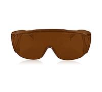 FREEMASCOT Professional OD 4+ 190nm-540nm/ 600nm-760nm Laser Safety Glasses For Violet/Blue/Green & Red Laser Light (Frame Style 3)