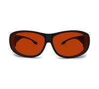 FREEMASCOT Professional OD 6+ 190nm-550nm Wavelength Violet/Blue/Green Laser Safety Glasses for 405nm, 450nm, 532nm Laser (Style 4)