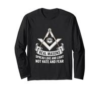 Freemason Brotherhood Light Not Hate Symbol Long Sleeve T-Shirt