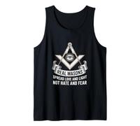 Freemason Brotherhood Light Not Hate Symbol Tank Top