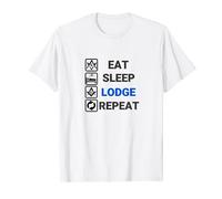 Freemason Eat Sleep Lodge Repeat - Funny Masonic Freemasonry T-Shirt