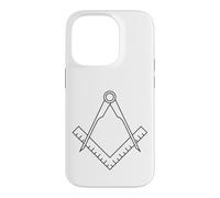 Freemason Masonic Symbol Square Compass Freemasonry Occult Case for iPhone 14 Pro