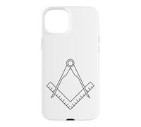 Freemason Masonic Symbol Square Compass Freemasonry Occult Case for iPhone 15 Plus