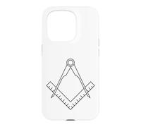 Freemason Masonic Symbol Square Compass Freemasonry Occult Case for iPhone 15 Pro
